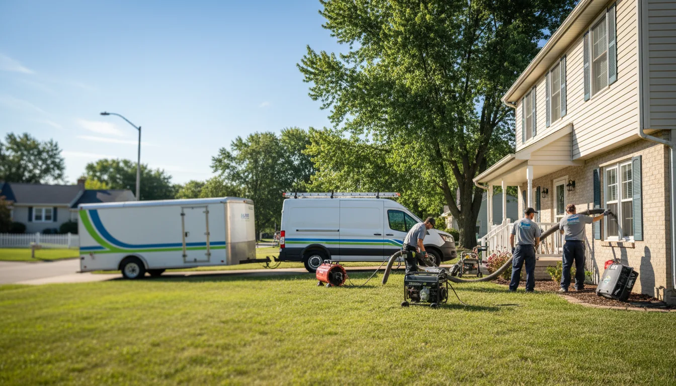 Flooded Basement Restoration And Cleanup With Repair in North Benton, OH near me